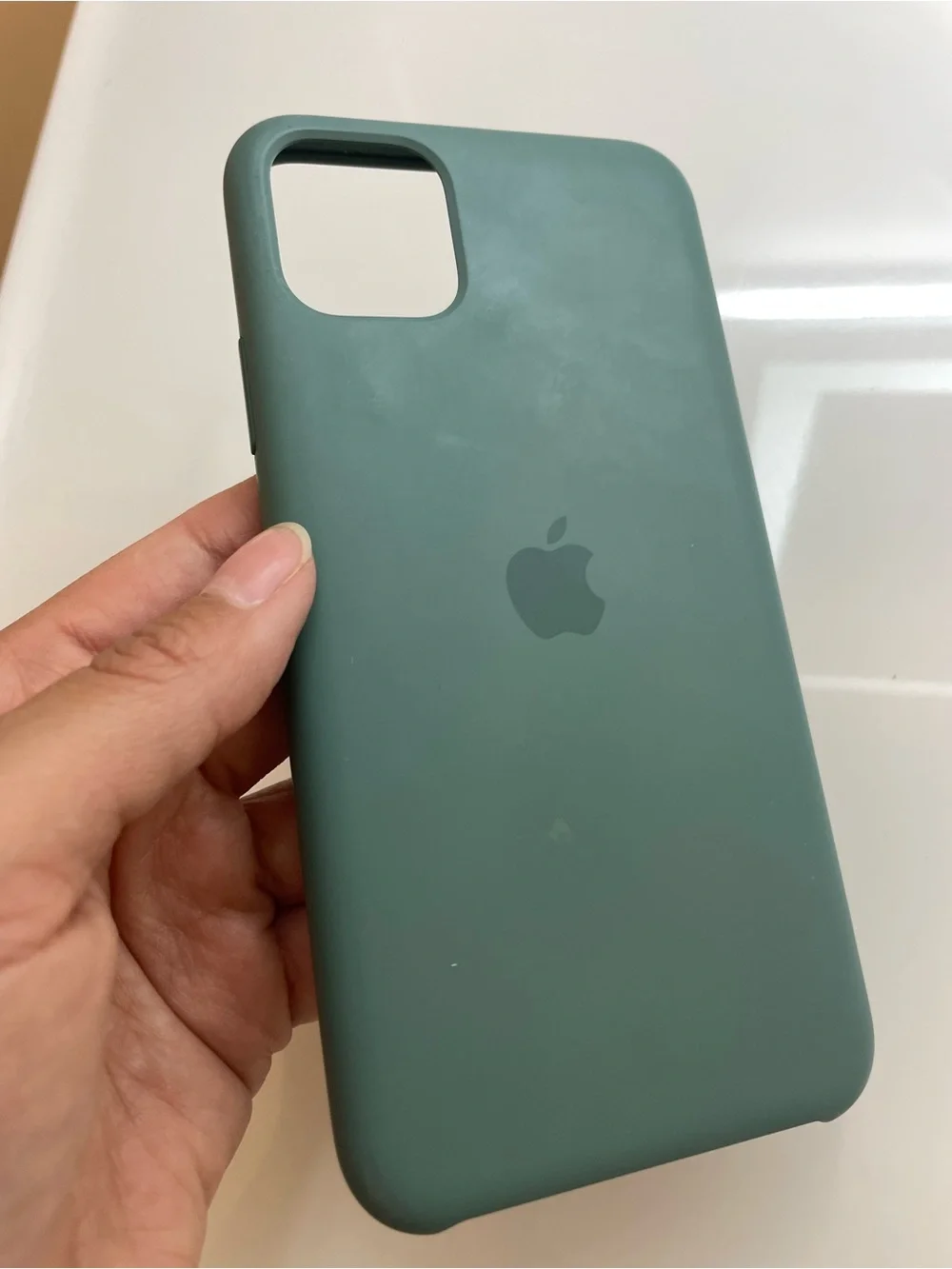 Apple Silicone iPhone Case - Teal